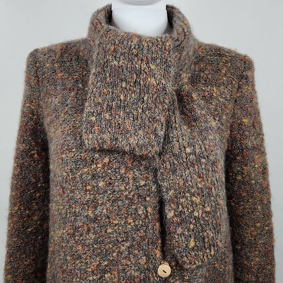 Vintage "Artisan" Wool Knit Sweater Jacket Size Medium - Picture 6 of 15